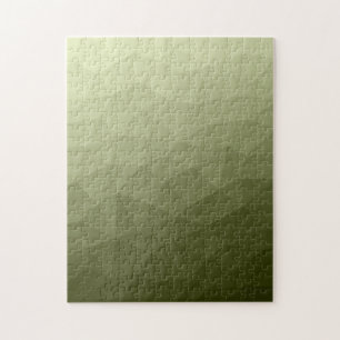 Puzzle Patrón de malla geométrica degradada verde claro d