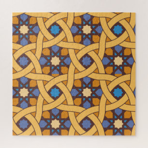 Puzzle Patrón de mosaico abstracto de estilo étnico