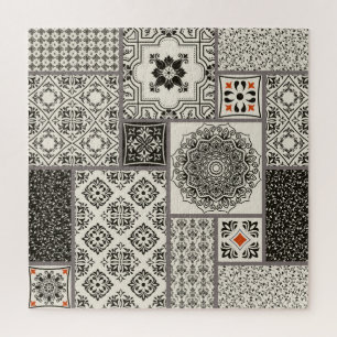 Puzzle Patrón de mosaico de la alfombra mallónica islámic