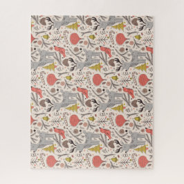 Puzzle patrón de navidades