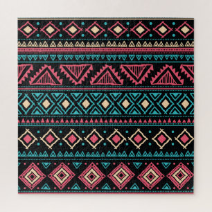 Puzzle Patrón de negocios tribal de cosecha de cosecha