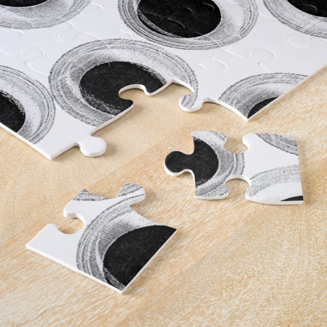 Puzzle Patrón de ojos Google - fondo transparente (Lado)