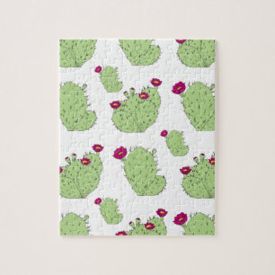 Puzzle Patrón de Pear Puro Ácido Amor De Cactus De La Pla