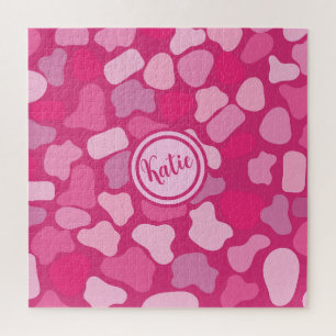 Puzzle Patrón de Piedra Rosa-