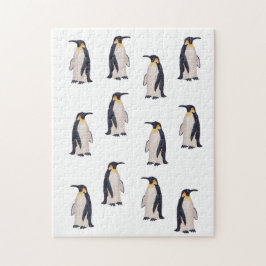 Puzzle Patrón de pingüinos lindos