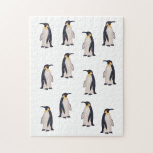 Puzzle Patrón de pingüinos lindos