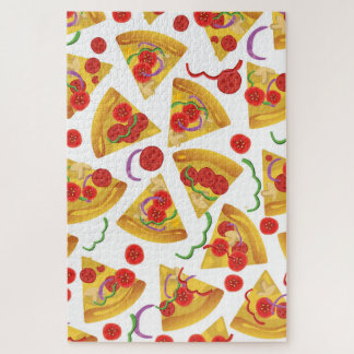 Puzzle Patrón De Pizza Slice