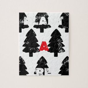 Puzzle Patrón de plantar un árbol