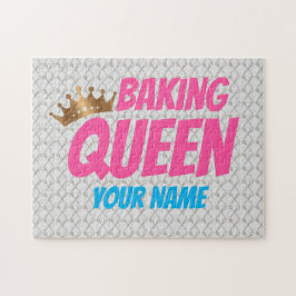 Puzzle Patrón de Reina de la Repostería para Amantes de l