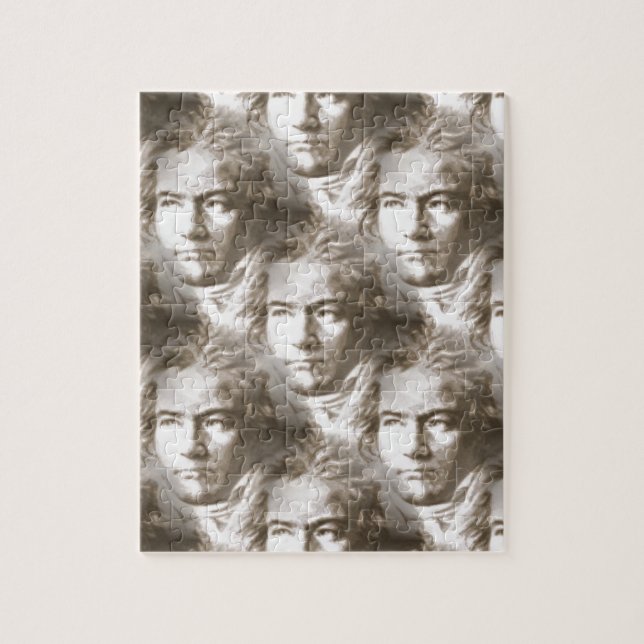 Puzzle Patrón de retrato de Beethoven (Vertical)
