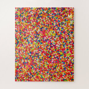 Puzzle Patrón de salpicadura de vaina de arco iris