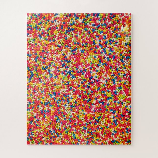 Puzzle Patrón de salpicadura de vaina de arco iris (Vertical)