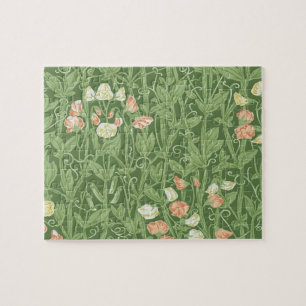 Puzzle Patrón de Sweet Pea de William Morris Botánico Vin
