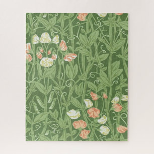 Puzzle Patrón de Sweet Pea de William Morris Botánico Vin