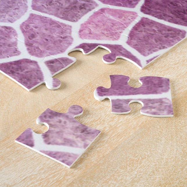 Puzzle Patrón de Terrazo de Parche Mosaico Cobblestone Ro (Lado)