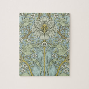 Puzzle Patrón de Thicket de la primavera de William Morri