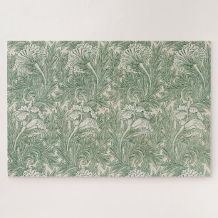 Puzzle Patrón de tulipanes (por William Morris)