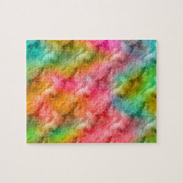 Puzzle Patrón de vidrio de cristal colorido