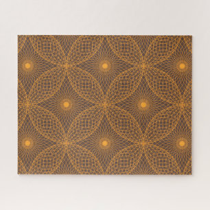 Puzzle Patrón decorativo, de moda, de estilo mandala abst