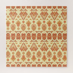 Puzzle Patrón étnico floral folclórico batik