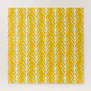 Puzzle Patrón floral abstracto de mano dibujado