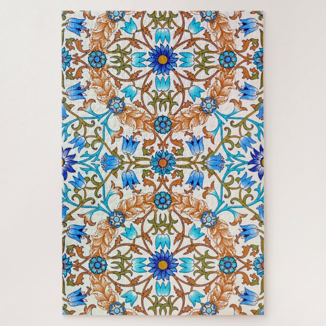 Puzzle Patrón floral vintage, William Morris (Vertical)