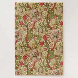 Puzzle Patrón floral William Morris Golden Lily