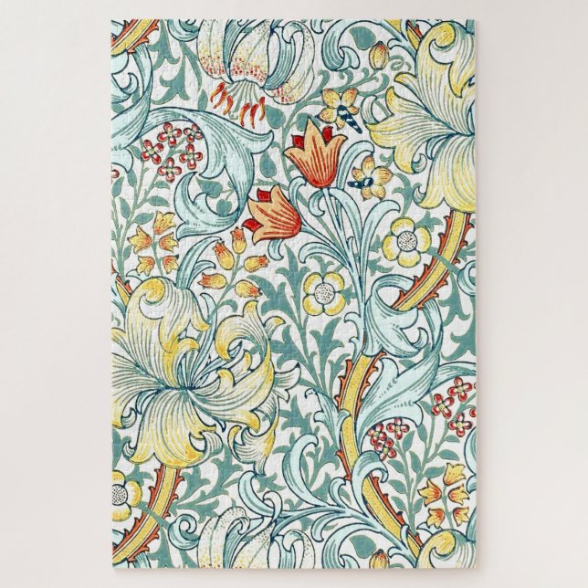 Puzzle Patrón floral William Morris Golden Lily (Vertical)