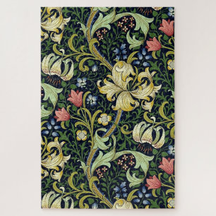 Puzzle Patrón floral William Morris Golden Lily