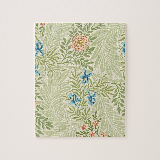Puzzle Patrón floral William Morris Larkspur (Vertical)