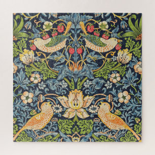 Puzzle Patrón floral William Morris Strawberry Thef