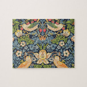 Puzzle Patrón floral William Morris Strawberry Thef