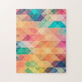 Puzzle Patrón geométrico abstracto colorido