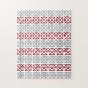 Puzzle Patrón geométrico I del signo del SUN letón tradic