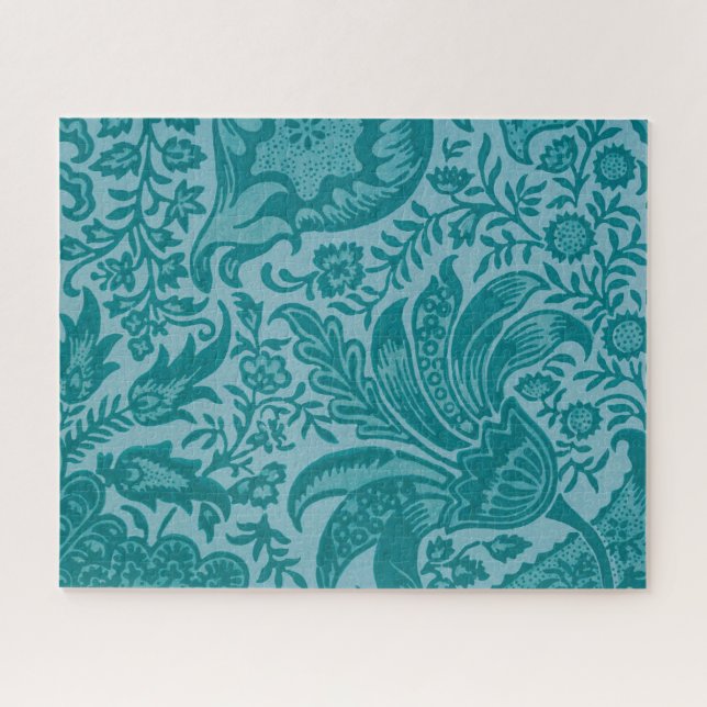 Puzzle Patrón indio (por William Morris) (Horizontal)