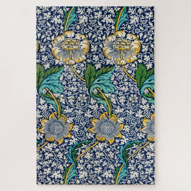 Puzzle Patrón Kennet (de William Morris) (Vertical)