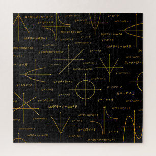 Puzzle patrón matemático abstracto