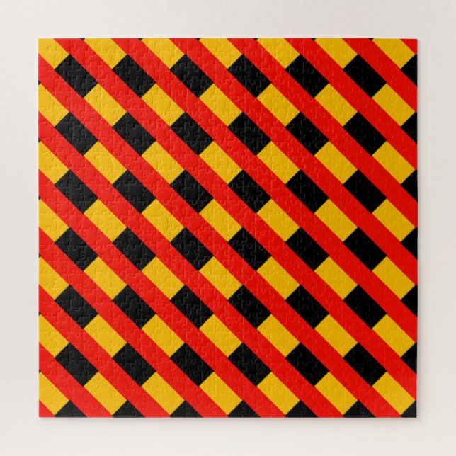 Puzzle Patrón negro y rojo (Vertical)