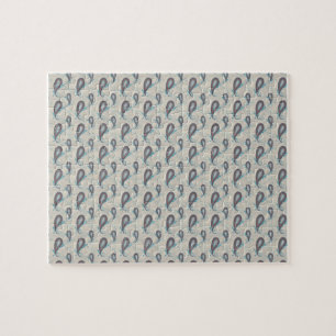 Puzzle Patrón Paisley Champagne