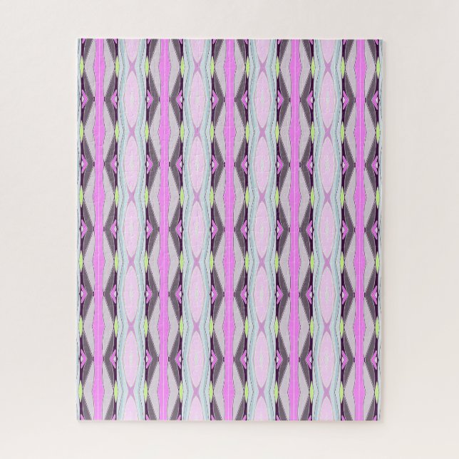 Puzzle Patrón rosa único (Vertical)