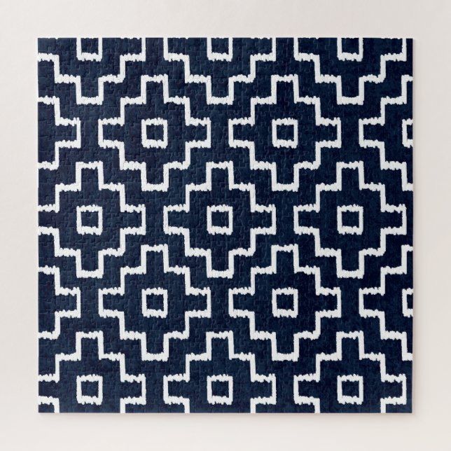 Puzzle Patrón Sashiko: bordado japonés tradicional (Vertical)
