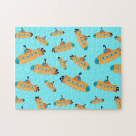 Puzzle Patrón submarino de corte