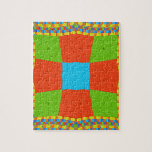 Puzzle patrón tribal étnico europeo