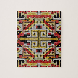 Puzzle Patrón tribal/étnico geométrico