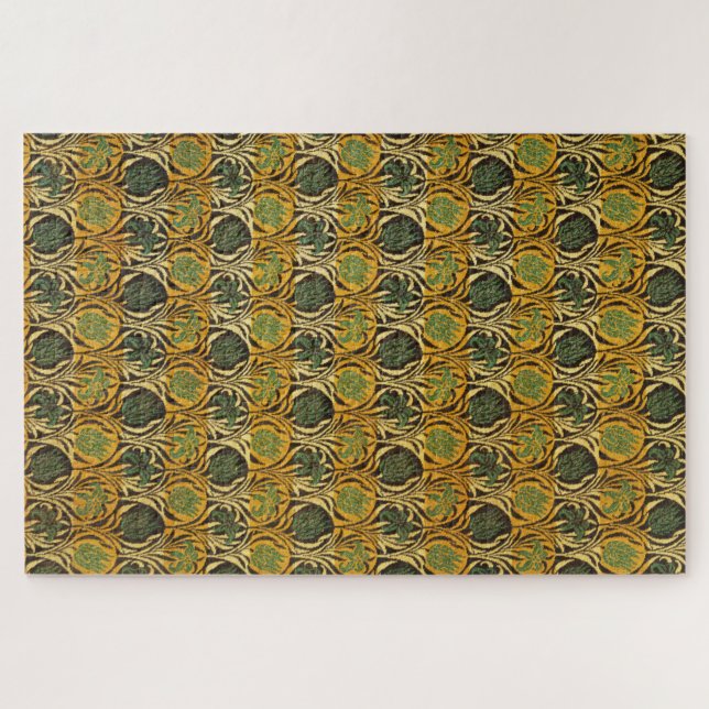 Puzzle Patrón Tulip y Lily (por William Morris) (Horizontal)
