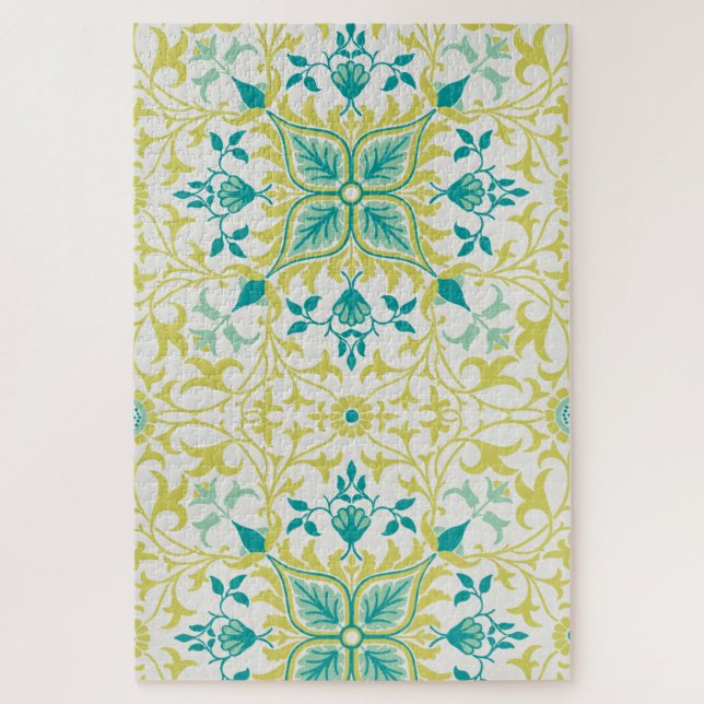 Puzzle Patrón vírico (de William Morris) (Vertical)