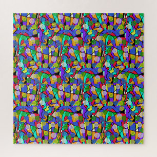 Puzzle Patrones abstractos giratorios de pastel