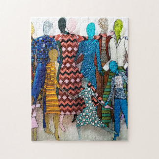 Puzzle Patrones bailando descalzo