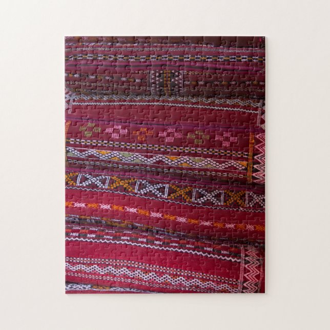 Puzzle Patrones de cojines textiles (Vertical)