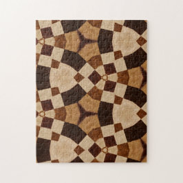 Puzzle Patrones de formas geométricas de Kaleidoscopio ma